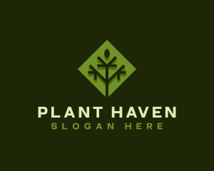 Nature Tree Plant logo design