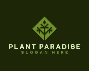 Nature Tree Plant logo design