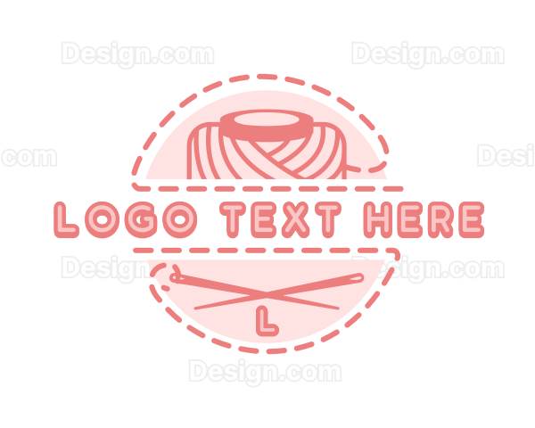 Needle Sewing Yarn Logo