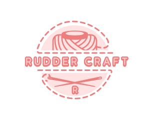 Needle Sewing Yarn logo design