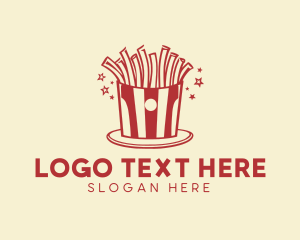 Fries Fast Food Snack logo