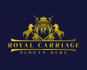 Royal Horse Crest logo design