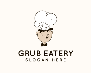 Boy Culinary Chef logo design