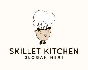 Boy Culinary Chef logo design