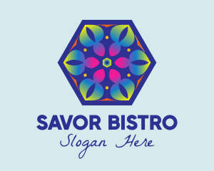 Flower Hexagon Decor  logo