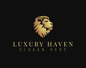 Expensive Luxury Lion logo