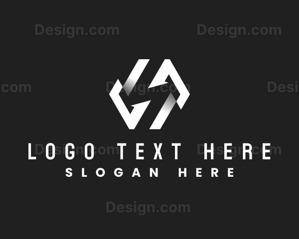 Professional Geometric Letter S Logo