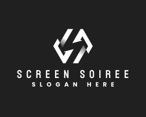 Professional Geometric Letter S logo design