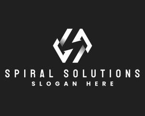 Professional Geometric Letter S logo design