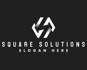 Professional Geometric Letter S logo design