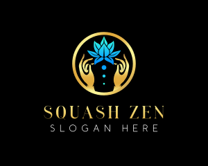 Wellness Lotus Spa logo design