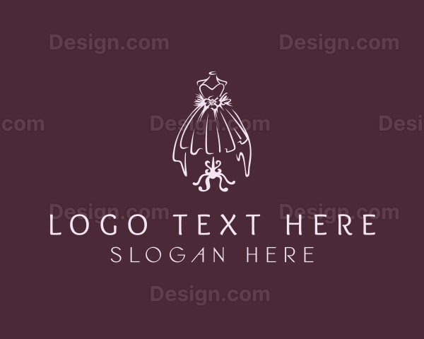 Bridal Gown Dressmaker Logo