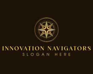 Star Compass Lantern logo design