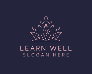 Lotus Yoga Wellness logo design