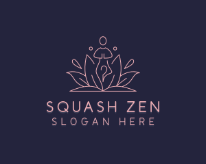 Lotus Yoga Wellness logo design