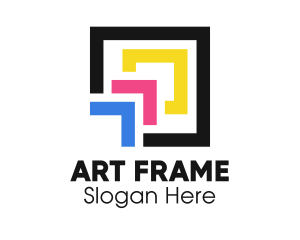 Printing Framing Frame logo design