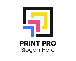 Printing Framing Frame logo design