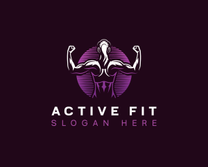 Gym Woman Fitness logo design