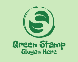 Green Leaf Paint  logo design