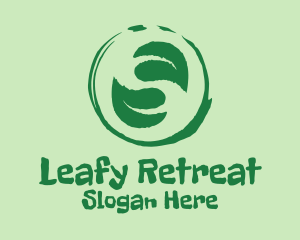 Green Leaf Paint  logo design