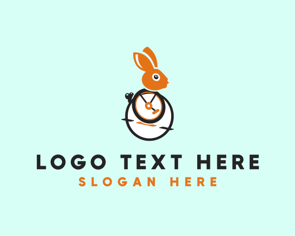 Rabbit logo example 2