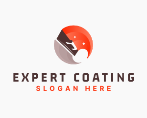 Plastering Cement Tool logo design