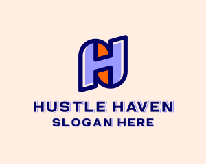 Startup Business Letter H logo design