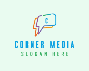 Social Media Communication logo design