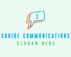 Social Media Communication logo design