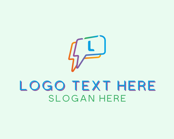 Messaging App logo example 1