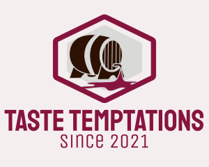 Wine Barrel Badge logo design