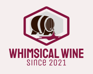 Wine Barrel Badge logo design