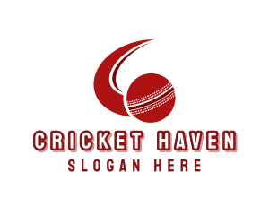 Cricket Ball Swoosh logo