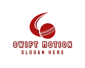 Cricket Ball Swoosh logo