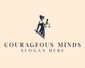 Woman Legal Justice logo