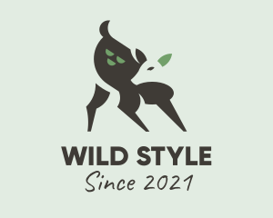 Wild Doe Animal logo design