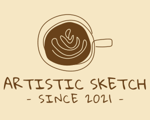 Artisanal Hipster Coffee Cafe logo