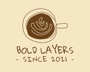 Artisanal Hipster Coffee Cafe logo design