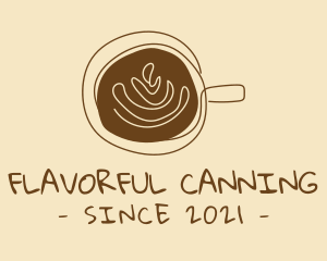 Artisanal Hipster Coffee Cafe logo design