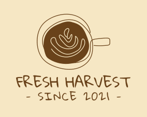 Artisanal Hipster Coffee Cafe logo design