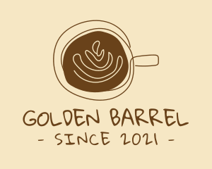 Artisanal Hipster Coffee Cafe logo design