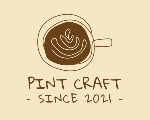 Artisanal Hipster Coffee Cafe logo design