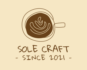 Artisanal Hipster Coffee Cafe logo design