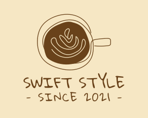 Artisanal Hipster Coffee Cafe logo design