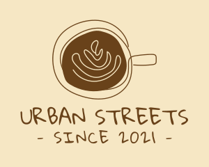 Artisanal Hipster Coffee Cafe logo design