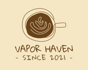 Artisanal Hipster Coffee Cafe logo design