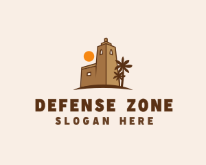 Middle East Desert Fort logo design