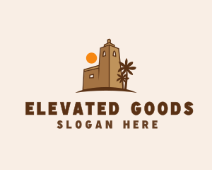 Middle East Desert Fort logo design