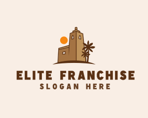 Middle East Desert Fort logo design