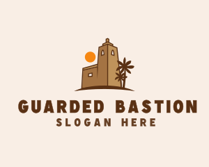 Middle East Desert Fort logo design